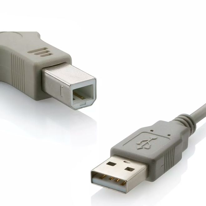 Cabo USB Impressora 2.0 3M Multilaser Cabo USB Impressora 2.0 3M Multilaser