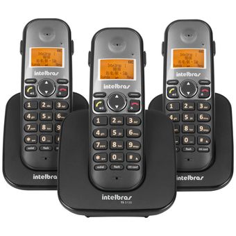 Telefone sem Fio Digital com Ramal TS 3112 Intelbras - Eletrônica Santana -  Eletronica Santana