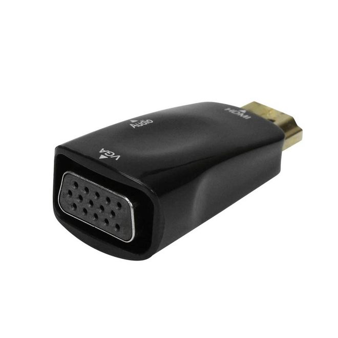 Conversor HDMI para VGA com Saída R/L | Conexão Versátil - Eletronica ...