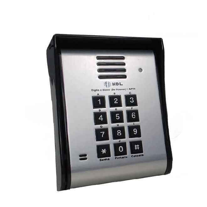 Unidade Externa Porteiro Eletrônico Com Vídeo 12 Teclas F12-SV 90.02.01.045 HDL Unidade Externa Porteiro Eletrônico Com Vídeo 12 Teclas F12-SV 90.02.01.045 HDL