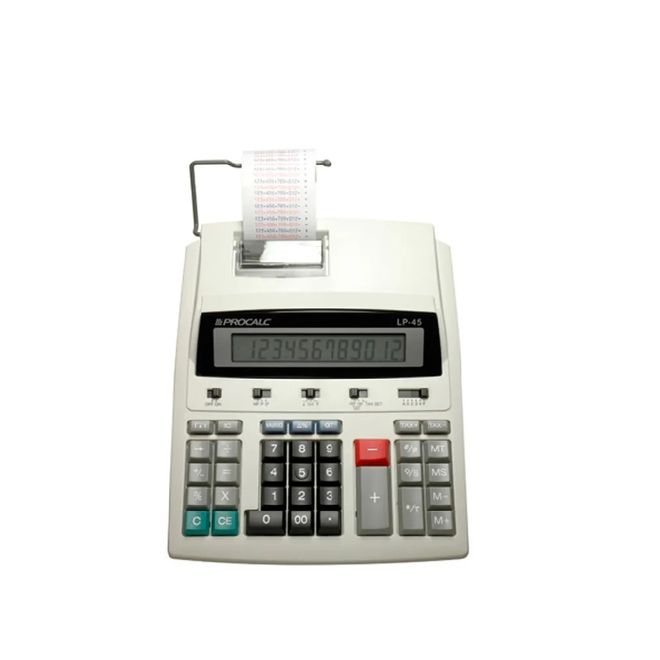 CALCULADORA-DE-MESA-COM-BOBINA-LP45-PROCALC CALCULADORA-DE-MESA-COM-BOBINA-LP45-PROCALC
