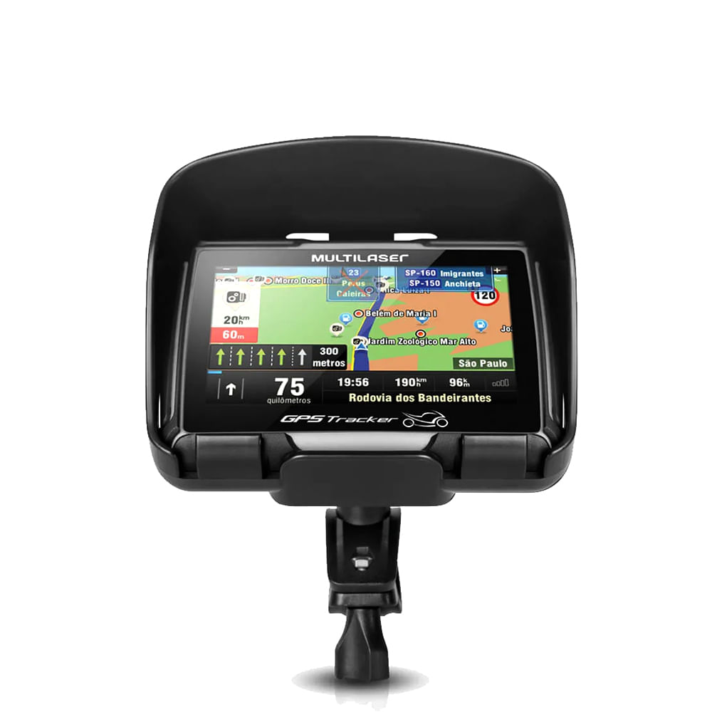GPS Tracker Para Moto 4,3 Bluetooth GP040 - Multilaser - Eletronica Santana