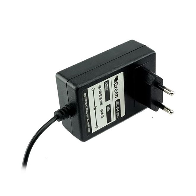 Fonte-Chaveada-Bivolt-9V-2A-Green Fonte-Chaveada-Bivolt-9V-2A-Green