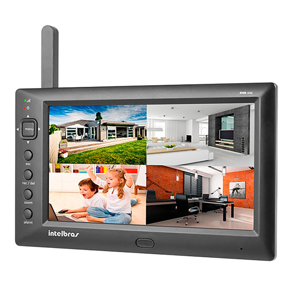 Kit Monitoramento sem Fio EHM 606 Intelbras Eletrônica Santana