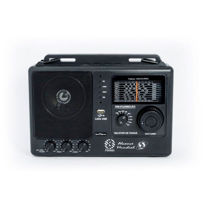 Radio-Portatil-8-Faixas-Motobras Radio-Portatil-8-Faixas-Motobras