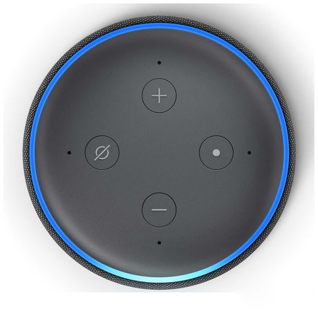 Echo Dot com Alexa 3° Smart Speaker Preto  - Eletrônica Santana -  Eletronica Santana
