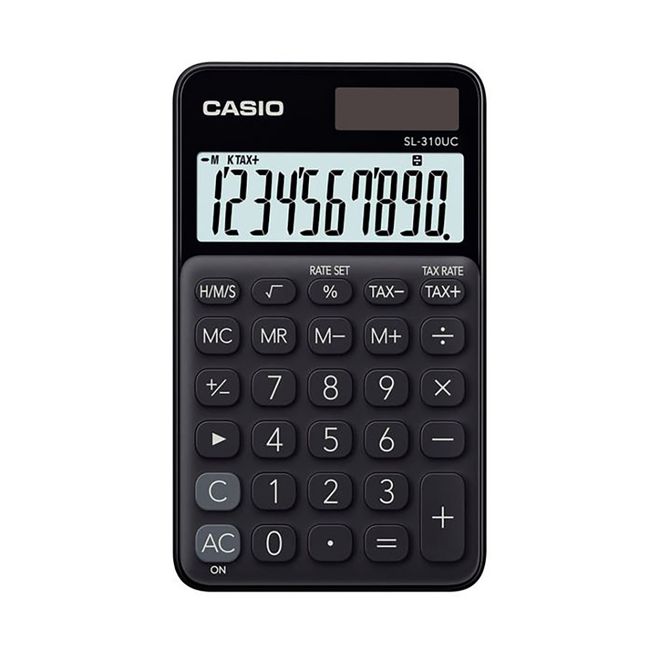 Calculadora-de-Bolso-Dig-SL-310UC-Preta-CASIO Calculadora-de-Bolso-Dig-SL-310UC-Preta-CASIO