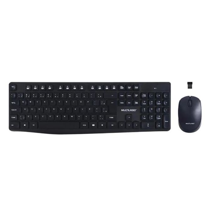 Teclado-e-Mouse-sem-Fio-2.4GHZ-TC244-Multilaser Teclado-e-Mouse-sem-Fio-2.4GHZ-TC244-Multilaser