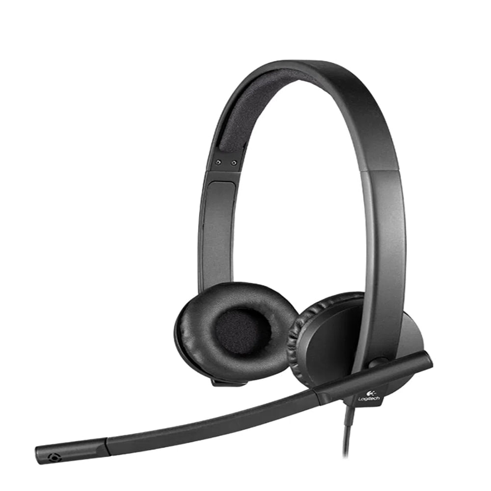 Headset com Microfone H570E Estéreo USB Logitech