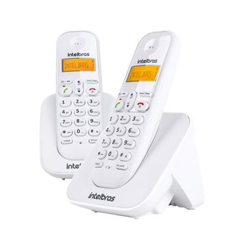 Telefone-sem-Fio-com-Ramal-TS-3112-Branco-Intelbras