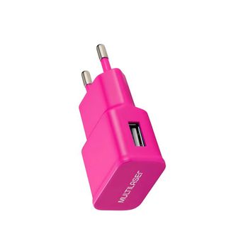 Carregador-USB-CB080-Rosa-Multilaser