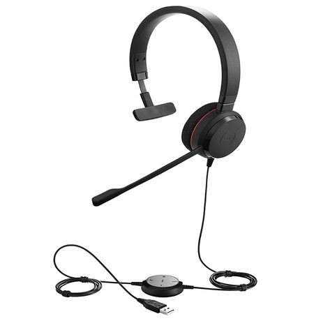 Headset Jabra Evolve 20 MS Mono | Áudio Claro e Conforto