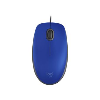 Mouse com Fio USB M110 Azul Logitech