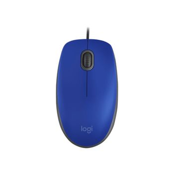 Mouse com Fio USB M110 Azul Logitech
