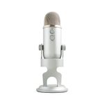 Microfone Condensador USB Blue Yeti Prata Logitech - Eletrônica