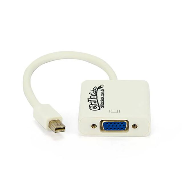 Adaptador Mini DisplayPort VGA Cirilo Cabos Adaptador Mini DisplayPort VGA Cirilo Cabos