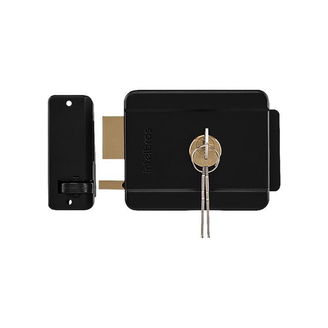 Fechadura Elétricia Cilindro Fixo FX 500 Preta Intelbras Fechadura Elétricia Cilindro Fixo FX 500 Preta Intelbras