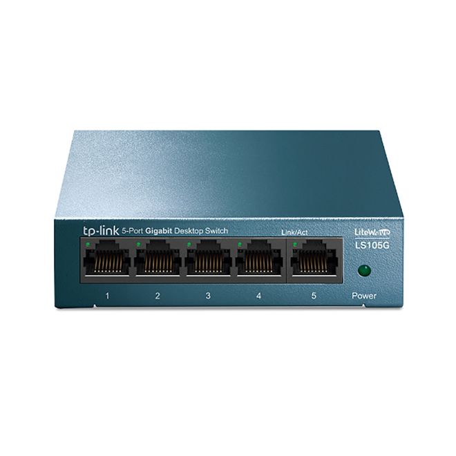 switch 5 portas 10/100/1000mbps gigabit ls105g lite wave tp-link