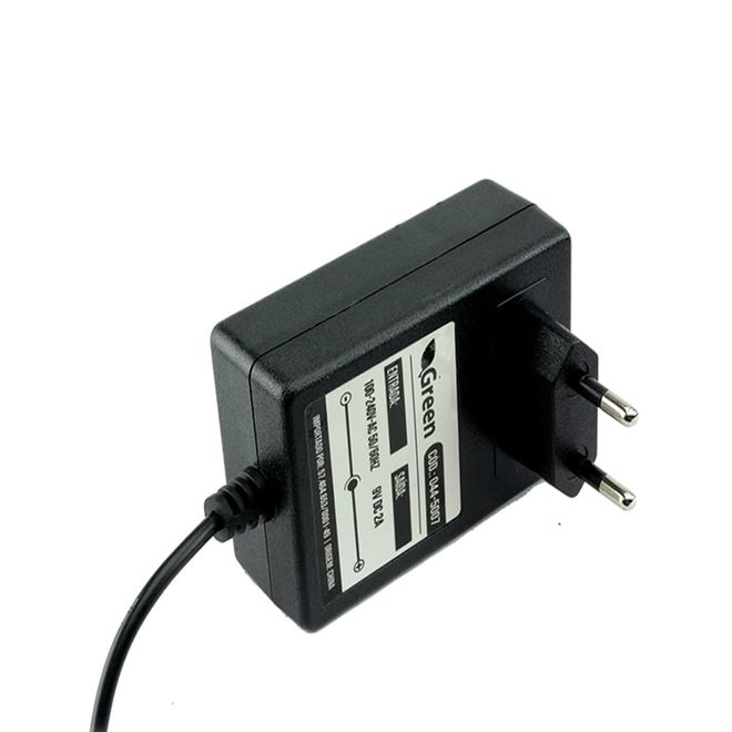 Fonte-Chaveada-12V-2A-Plug-55mm-x-21mm-Green Fonte-Chaveada-12V-2A-Plug-55mm-x-21mm-Green