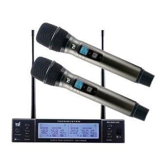 Microfone-Duplo-sem-Fio-UHF-BR8000-Tsi